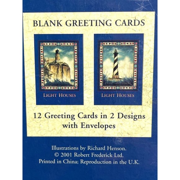 Light Houses Greeting Cards 12pc Set - Picture 8 of 11